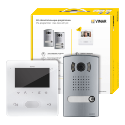 Vimar 7558 Video entryphone Tab Free 4,3 2F+ white Manuel du propriétaire | Fixfr