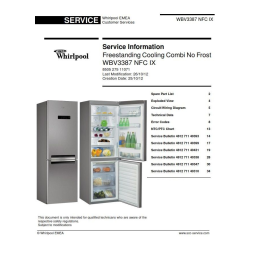 Whirlpool WBV3387 IX Fiche Produit | AI Chat & PDF | Fixfr