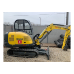 Wacker Neuson 3503 Tracked Conventional Tail Excavator Manuel utilisateur