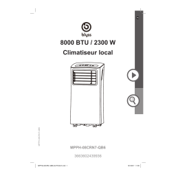 Blyss MPPH-08CRN7-QB6 Manuel utilisateur | Fixfr