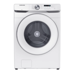 Samsung WF45T6000AW/A5 Laveuse à chargement frontal de 5,2 pi³ à profondeur réduite, en blanc Manuel utilisateur | Fixfr