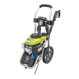 Ryobi RY802800 2800 PSI HONDA Pressure Washer Manuel du propriétaire | Fixfr