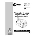 Miller CONTINUUM SINGLE WIRE FEEDER CE Manuel utilisateur