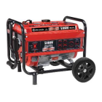 King Canada KCG-4200G 4200W GASOLINE GENERATOR WITH WHEEL KIT Manuel utilisateur