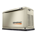 Generac 16 kW G0070350 Standby Generator Manuel utilisateur