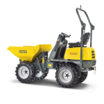 Wacker Neuson 1001 Wheel dumper Manuel utilisateur