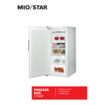 Miostar BAK179 Freezer Manuel utilisateur