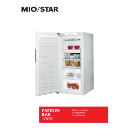 Miostar BAK179 Freezer Manuel utilisateur | Fixfr