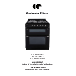 Continental Edison CECM602FRIX Manuel : Avec IA Chat | Fixfr