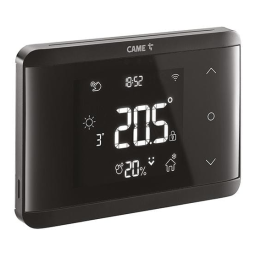 CAME TH/700 HOME CLIMATE CONTROL SYSTEM Installation manuel | Fixfr