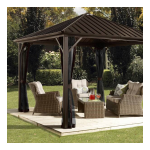 Sojag 10 ft. x 10 ft. Dakota Gazebo Manuel utilisateur