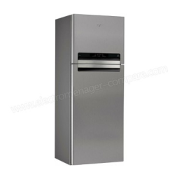 Whirlpool WTV45972 NFC IX Fridge/freezer combination Manuel utilisateur | Fixfr