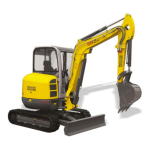 Wacker Neuson 38Z3 Tracked Zero Tail Excavator Manuel utilisateur