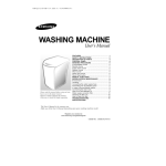 Samsung WA11RAN3EW Mode d'emploi + Assistance IA