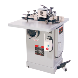 King Canada KC-350S WOODWORKING SHAPER Manuel utilisateur | Fixfr