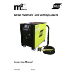 ESAB m2&trade; Plasma Smart Plasmarc&trade; 200 Cutting System Manuel utilisateur