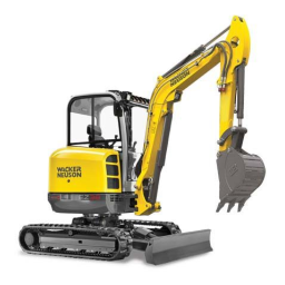 Wacker Neuson EZ38 Tracked Zero Tail Excavator Manuel utilisateur | Fixfr