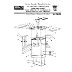 King Canada KC-10JCS/J52 10&quot; cabinet saw with riving knife blade guard system Manuel utilisateur