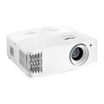 Optoma UHD38x Bright, 4K UHD gaming and home entertainment projector Manuel du propri&eacute;taire