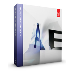 Adobe After Effects 5.5 Manuel utilisateur | Fixfr