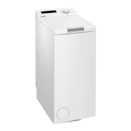 Gorenje WT62112 Washing machine Manuel utilisateur | Fixfr