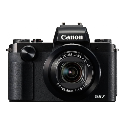 Canon PowerShot G5 X Manuel utilisateur | Fixfr