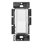 Lutron DVSTV-453PH-WH Diva Dimmer for 0-10V LED/Fluorescent Fixtures, Single-Pole or 3-Way, White Guide d'installation