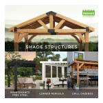 Backyard Discovery Brockton 14x10 Pergola Manuel utilisateur