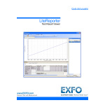 EXFO LiteReporter Test Result Viewer Mode d'emploi