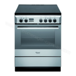 HOTPOINT/ARISTON H6VMC6A.B (X) FR Cooker Manuel utilisateur