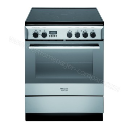 HOTPOINT/ARISTON H6VMC6A.B (X) FR Cooker Manuel utilisateur | Fixfr