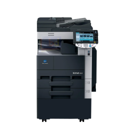 Différences entre écrans avec/sans kits optionnels. Konica Minolta bizhub 363, bizhub 423, bizhub 283, bizhub 223 | Fixfr