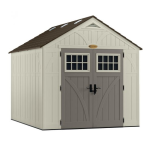 Suncast BMS8100 Tremont&reg; 8 ft. x 10 ft. Storage Shed Manuel utilisateur