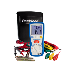 PeakTech P 2700 Digital earth tester, 0-2000Ω, CAT III 1000V Manuel du propriétaire | Fixfr