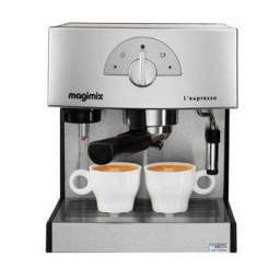 Magimix 11411 CHROME MAT Machine à expresso Manuel du propriétaire | Fixfr