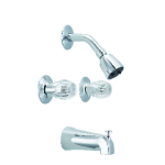 Peerless Double Handle Wall Mount Bathtub &amp; Shower Trim Kit Manuel du propri&eacute;taire