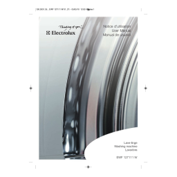 Electrolux EWF127111W Manuel utilisateur | Fixfr