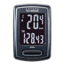 Cateye Velo Wireless [CC-VT230W] Computer Manuel utilisateur | Fixfr