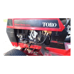 Toro 212-H Tractor Riding Product Manuel utilisateur | Fixfr