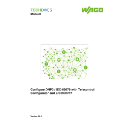 WAGO Configure DNP3 / IEC-60870 Manuel utilisateur | Fixfr
