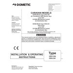 Dometic 3310700, 3310741, 3310742 Air Distribution Box Kit Manuel utilisateur