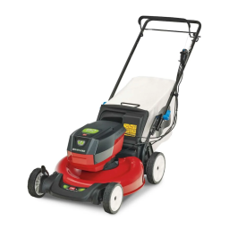 Toro 21in 60V Lawn Mower Walk Behind Mower Manuel utilisateur | Fixfr