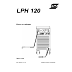 ESAB LPH 120 Manuel utilisateur