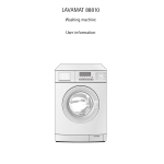 Aeg-Electrolux LAV88810 Manuel utilisateur