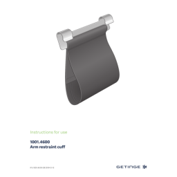 GETINGE 1001.4600 Fixe-bras Manuel | AI Chat & PDF | Fixfr