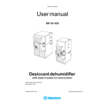 Munters MX&sup2; 30-95E : Manuel Utilisateur + AI Chat