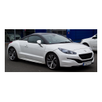 Peugeot RCZ Manuel utilisateur