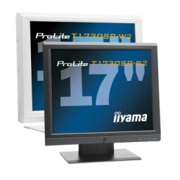 iiyama PROLITE T1730SR-2 Manuel utilisateur | Fixfr
