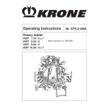 Krone KW 5.50/4x7_6.70/6_7.70/6x7_8.80/8 Mode d'emploi