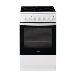 Indesit IS5V4PHW/E Cooker Manuel utilisateur | Fixfr